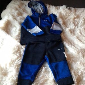 Baby Boy Blue & Grey Nike Track Suit. 12M.